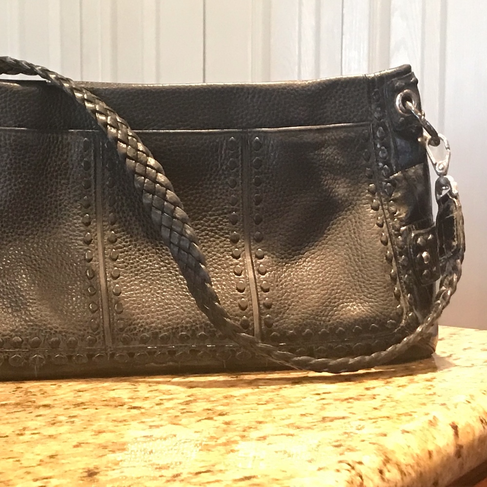 Brighton Black Leather Purse